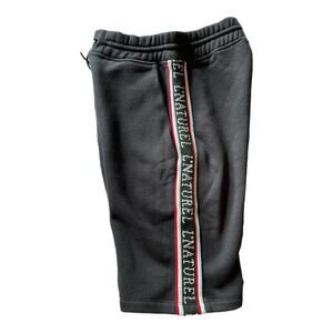 Etre Cecile Black Side Stripe Sweat Track Shorts Women's Size XS NWT